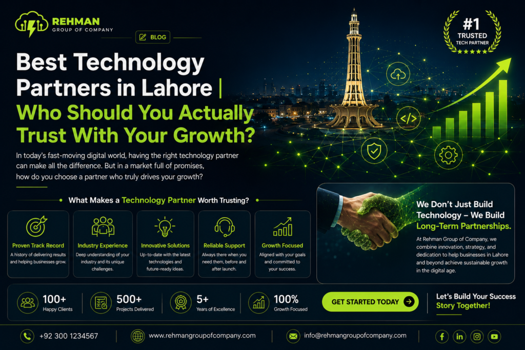 Best Technology Partners in Lahore 1 Best Technology Partners in Lahore